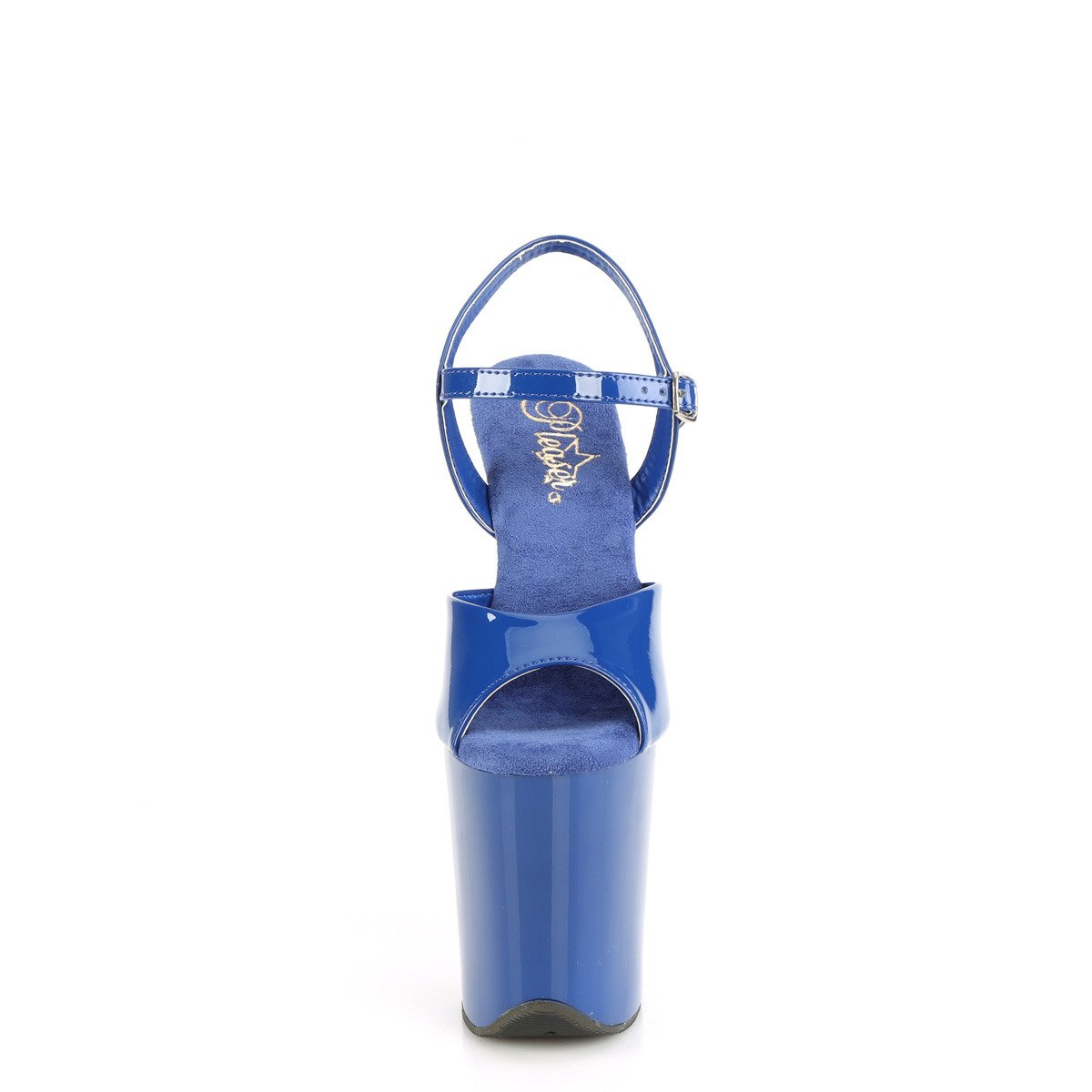 Pleaser Flamingo-809 RYBL/M - Shiny Blue High-Platform Sandals