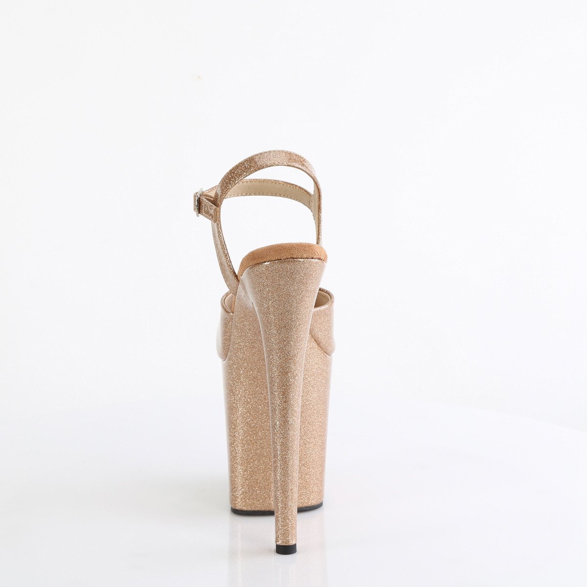 Pleaser Flamingo-809GP GG/M - Shiny Gold High-Platform Sandals