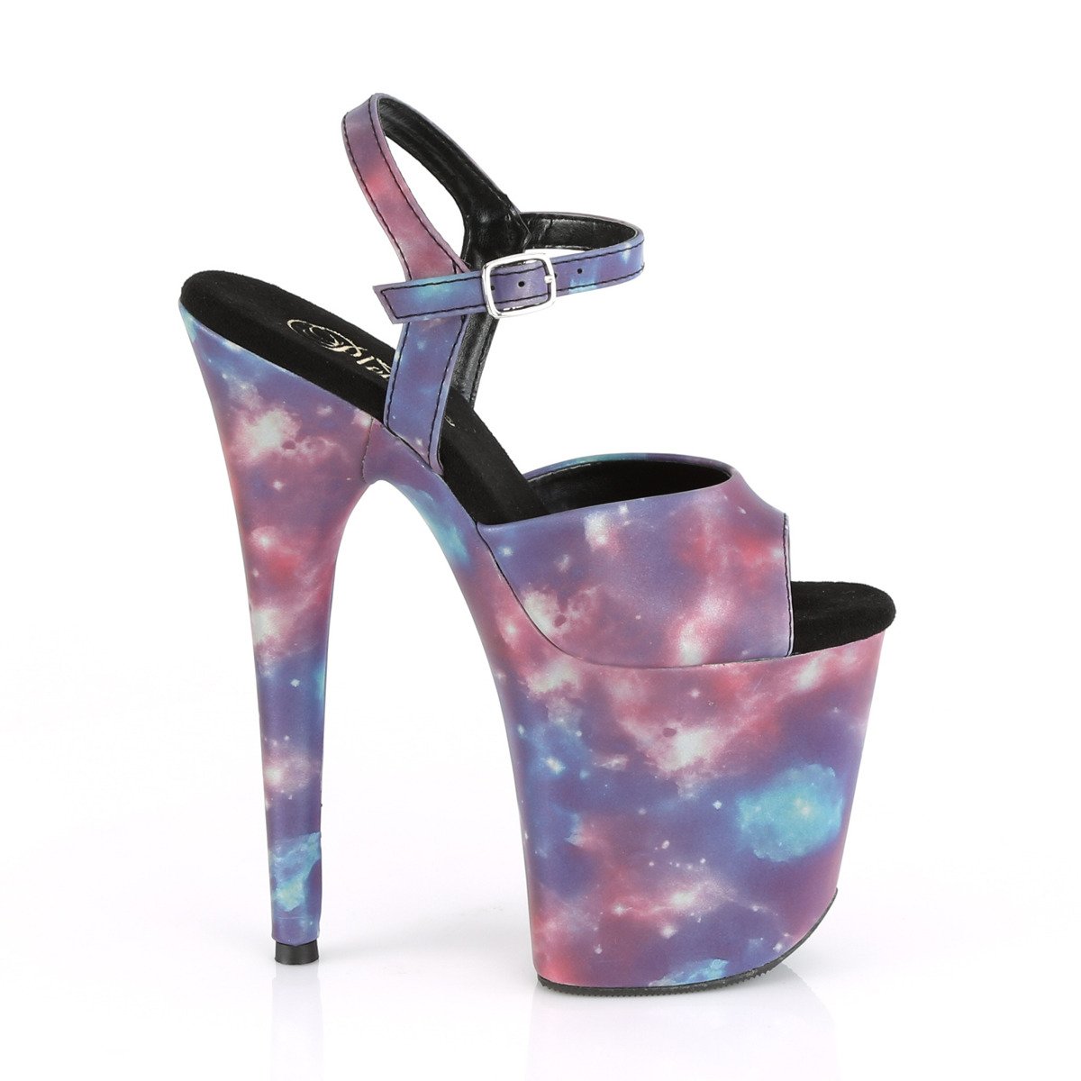 Pleaser Flamingo-809REFL PP-BLU/M - Violet High-Platform Sandals