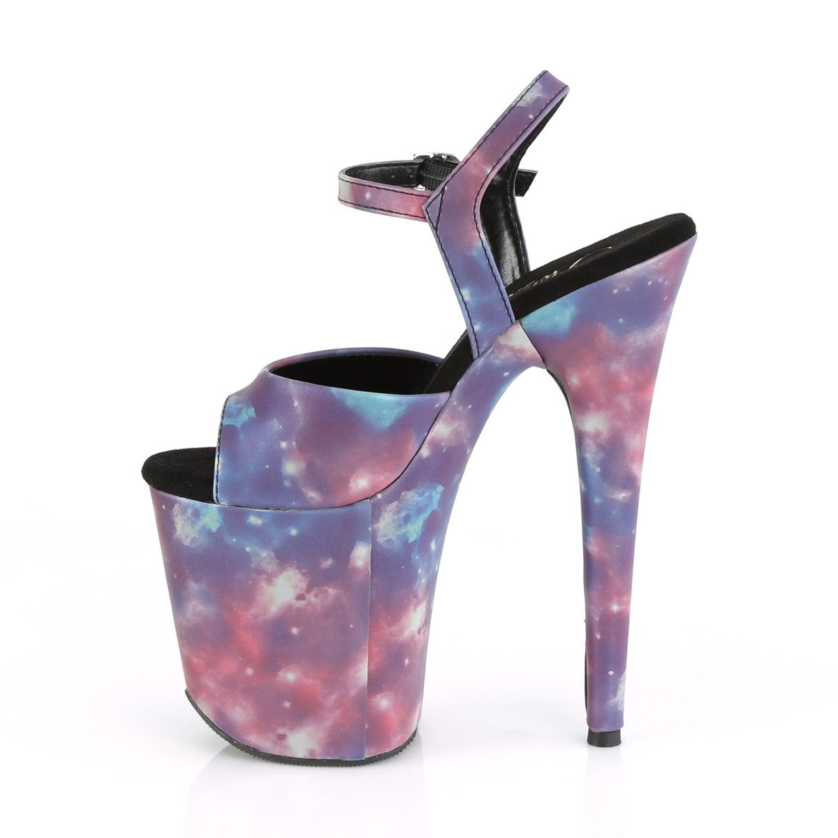 Pleaser Flamingo-809REFL PP-BLU/M - Violet High-Platform Sandals