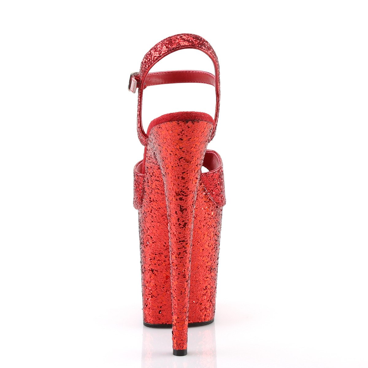 Pleaser Flamingo-810LG RG/M - Red High-Platform Sandals