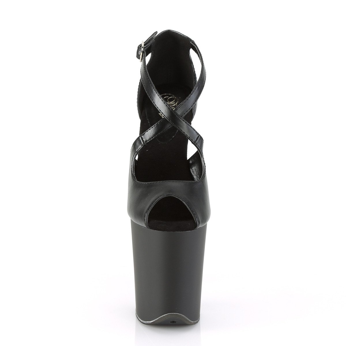 Pleaser Flamingo-821 BPU/M - Black High-Platform Sandals