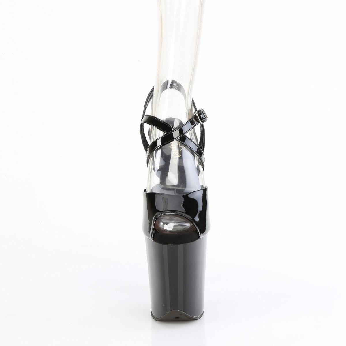 Pleaser Flamingo-824 B/M - Black High-Platform Sandals