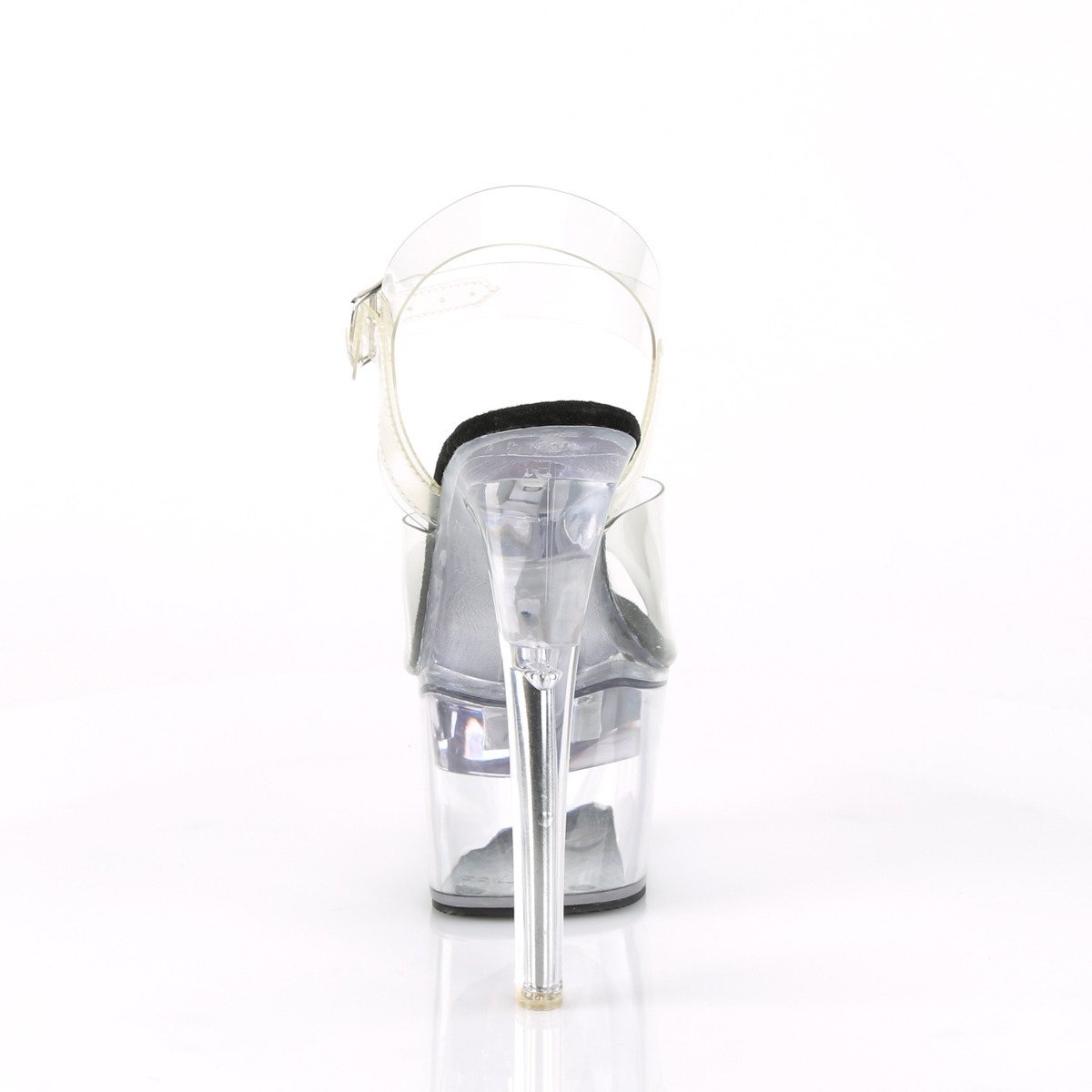 Pleaser Flashdance-708 C-B/C - Clear Illuminating High-Platform Sandals