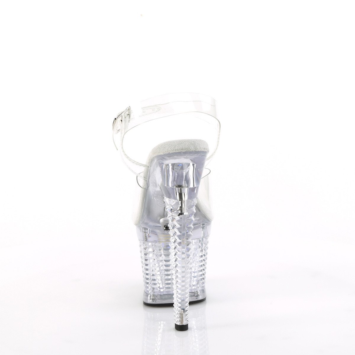 Pleaser Flashdance-708SPEC C/M - Clear Illuminating High-Platform Sandals