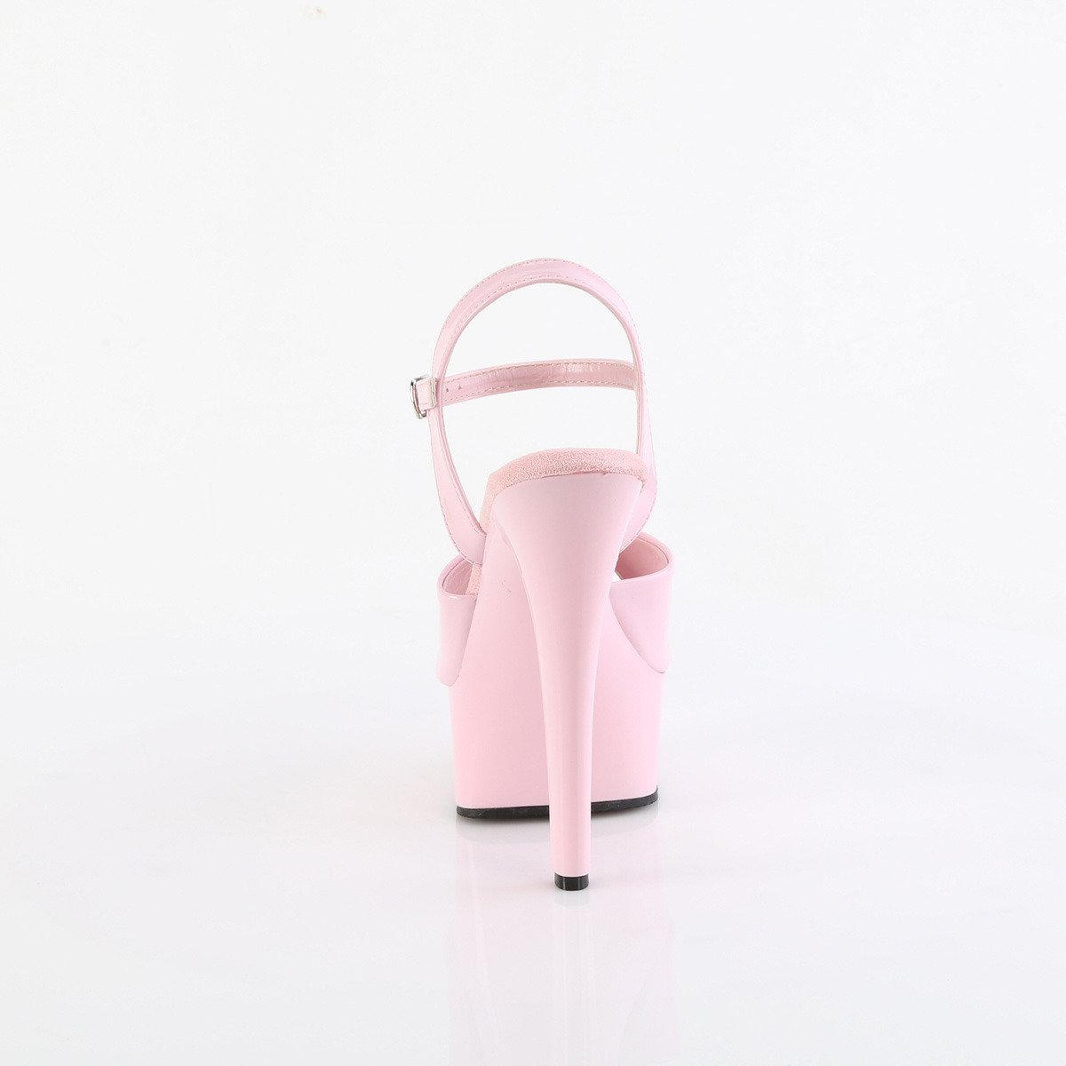 Pleaser Gleam-609 BP/M - Shiny Pink Platform High-Heel Sandals