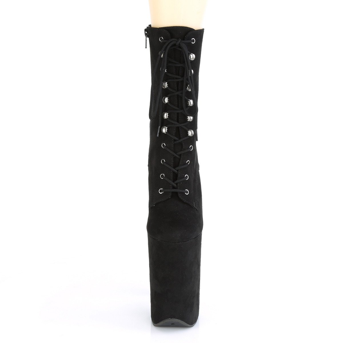 Pleaser Infinity-1020FS BFS/M - Black High-Platform Ankle Boots