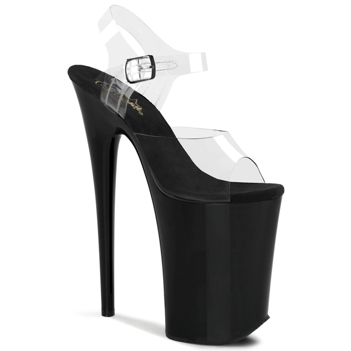 Pleaser Infinity-908 C/B - Clear High-Platform Sandals