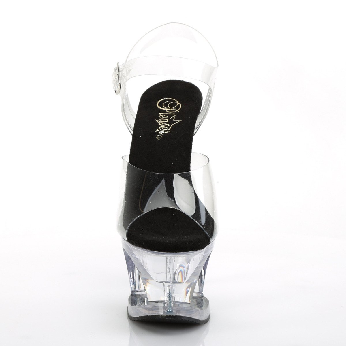 Pleaser Moon-708 C-B/C - Clear High-Platform Sandals
