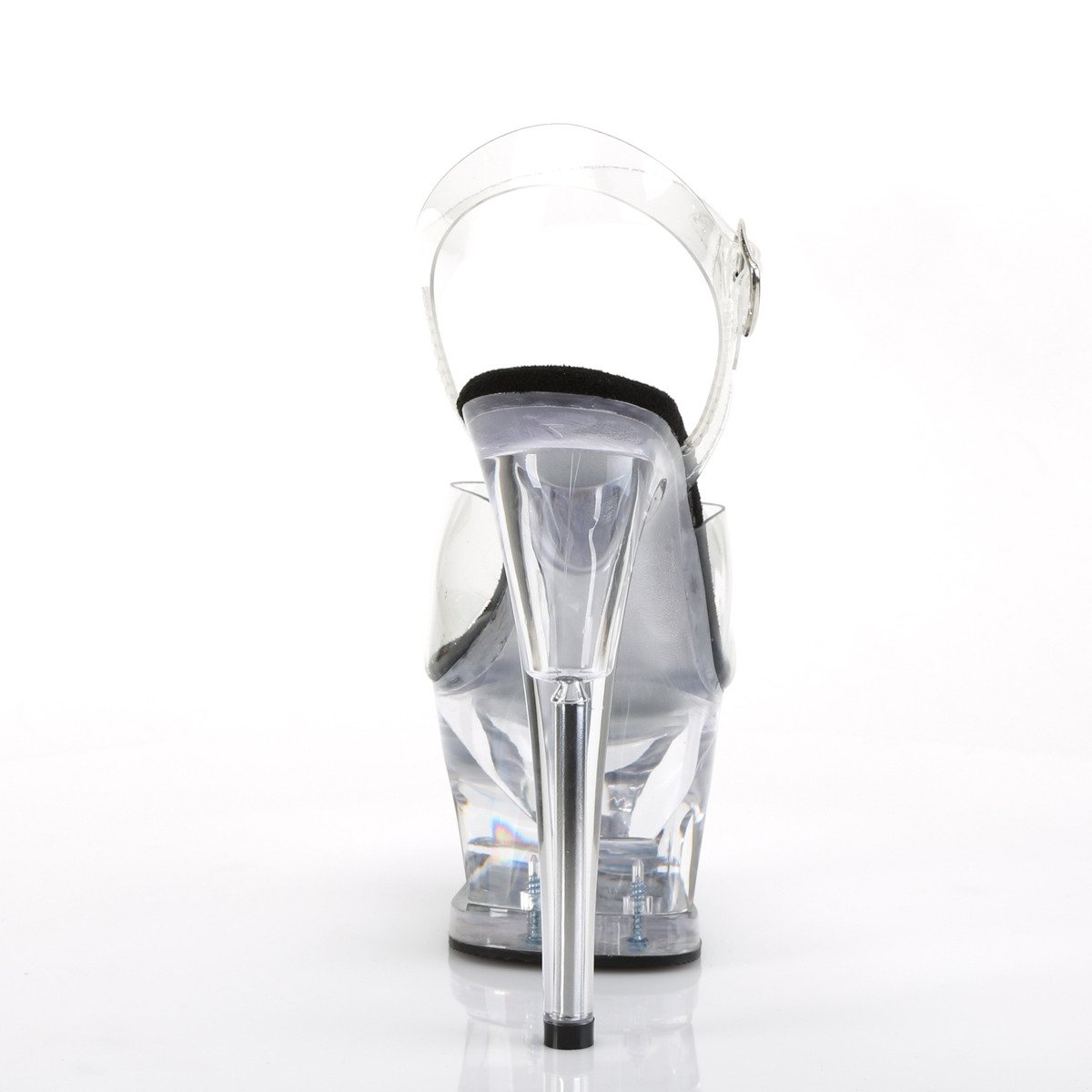Pleaser Moon-708 C-B/C - Clear High-Platform Sandals