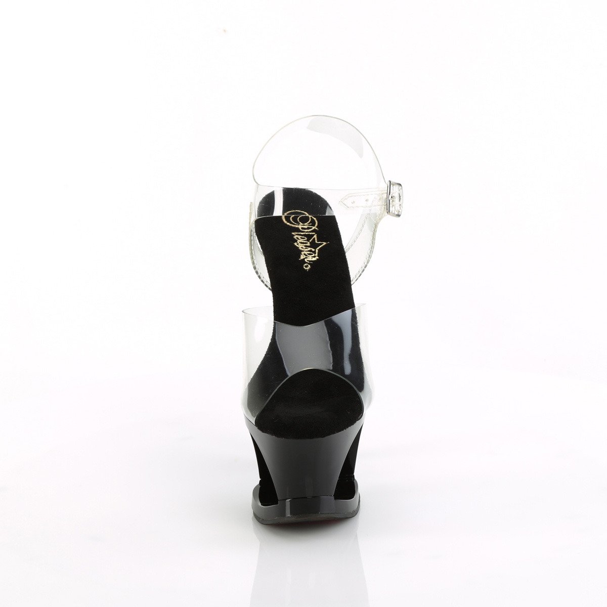 Pleaser Moon-708DIA C/B - Clear High-Platform Sandals
