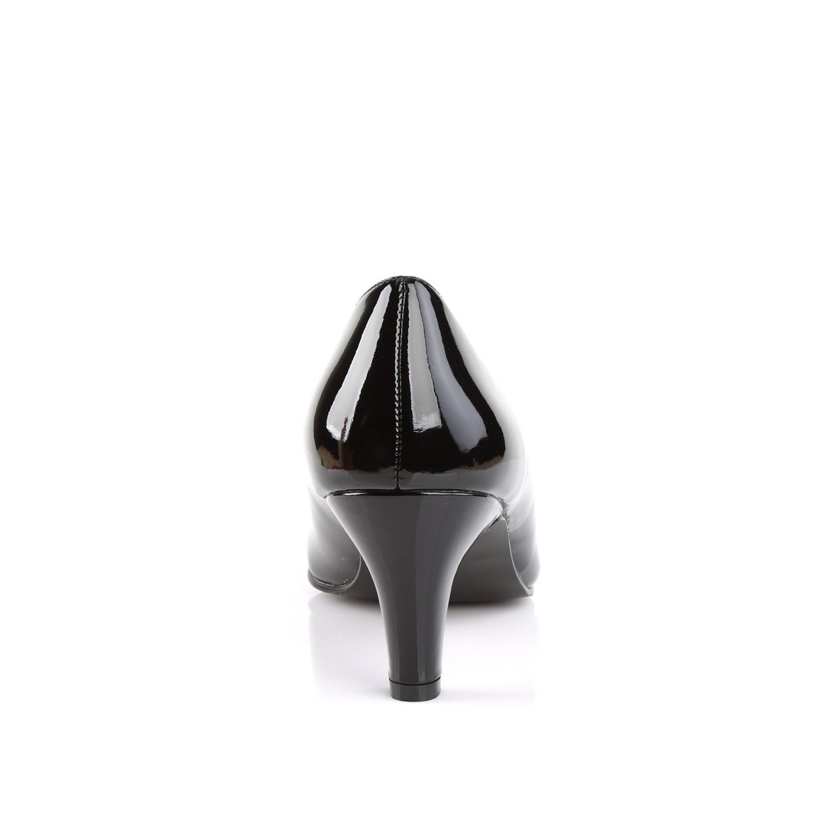Pleaser Pink Label Divine-420 B - Shiny Black Stilettos