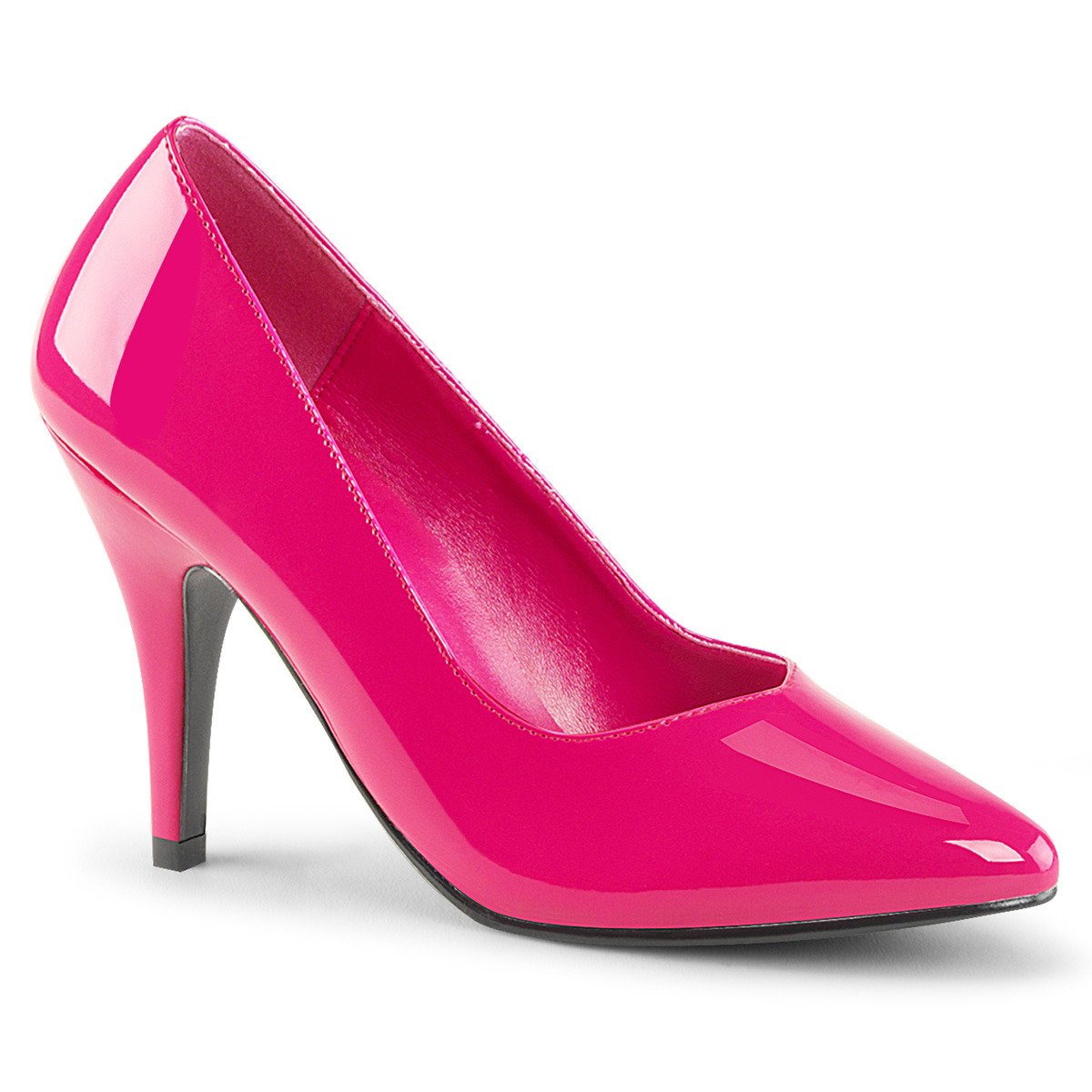 Pleaser Pink Label Dream-420 HP - Shiny Pink High-Heel Stilettos