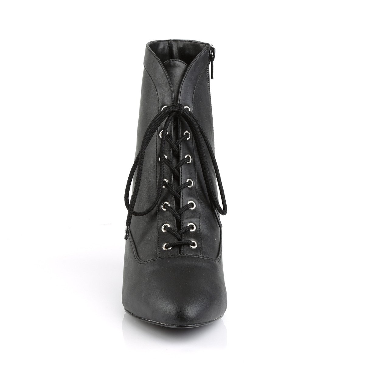 Pleaser Pink Label Fab-1005 BPU - Black Victorian Shoes