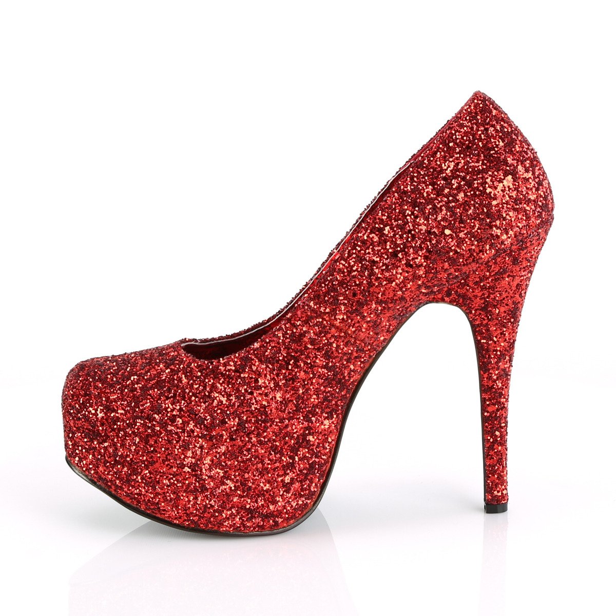 Pleaser Pink Label Teeze-06GW RG - Red Platform High-Heel Heels