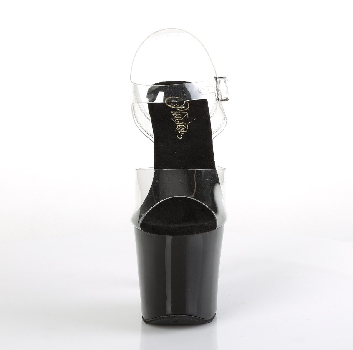 Pleaser Radiant-708 C/B - Clear High-Platform Sandals