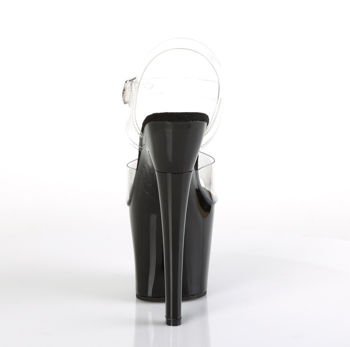 Pleaser Radiant-708 C/B - Clear High-Platform Sandals