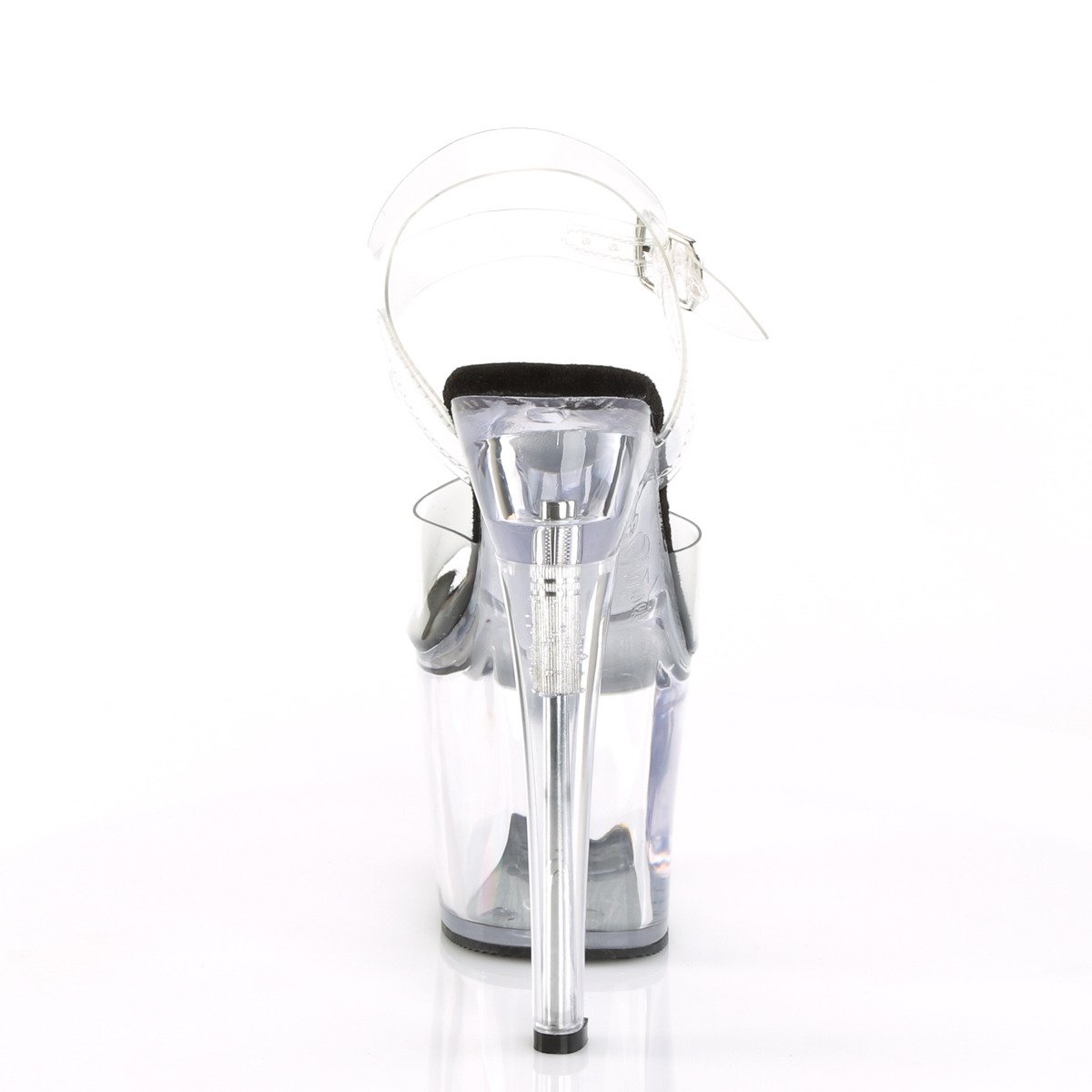 Pleaser Radiant-708 C-B/C - Clear High-Platform Sandals