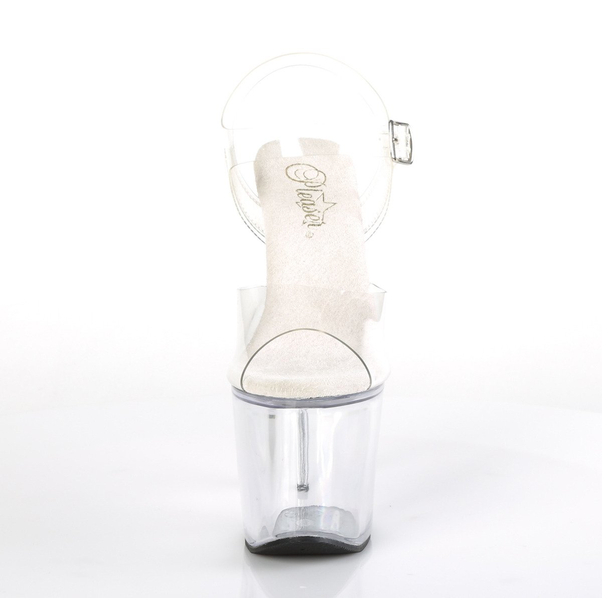 Pleaser Radiant-708 C/M - Clear High-Platform Sandals