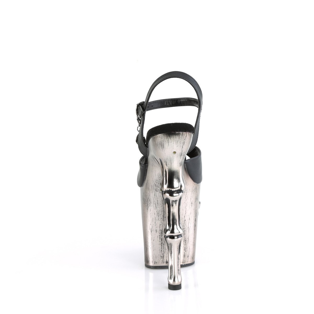 Pleaser Rapture-809-LT BPU/PWCH - Black Illuminating High-Platform Sandals