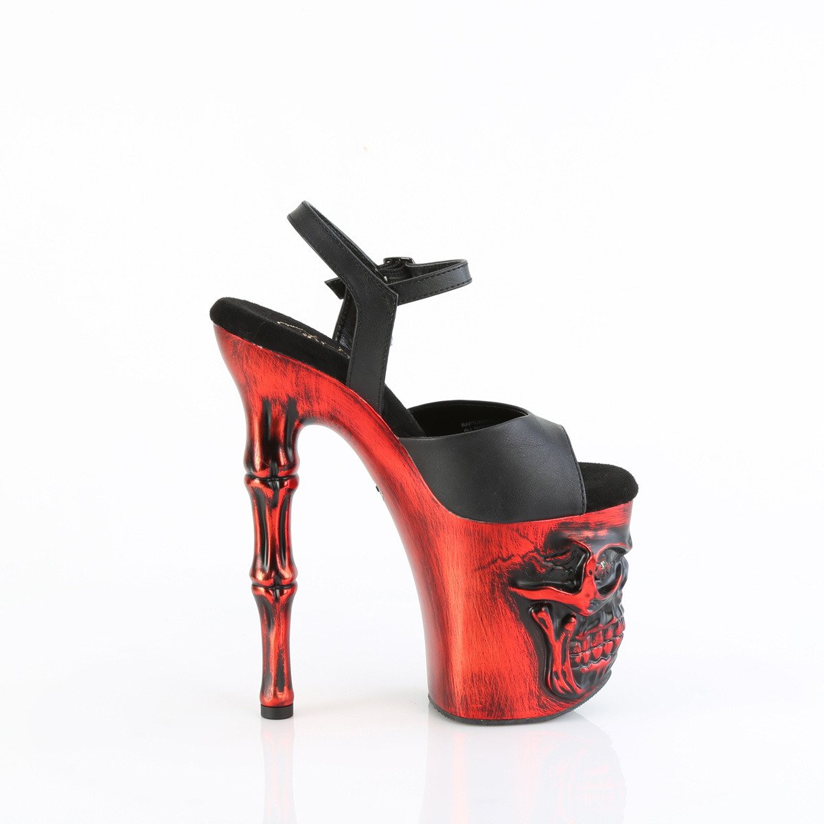 Pleaser Rapture-809-LT BPU/RCH - Black Illuminating High-Platform Sandals