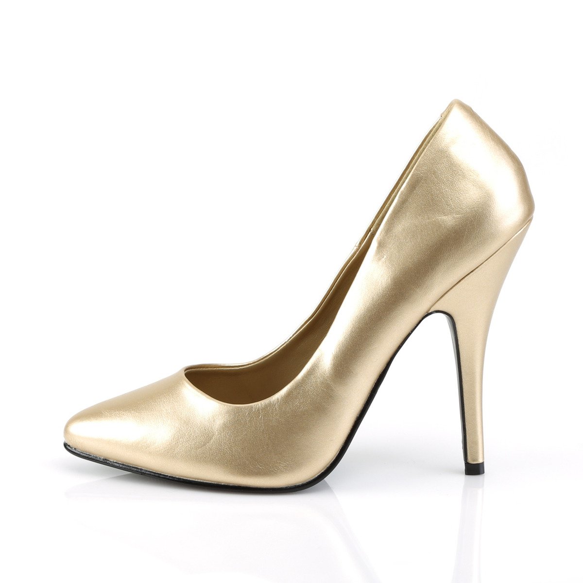 Pleaser Seduce-420 G/PU - Gold High-Heel Stilettos