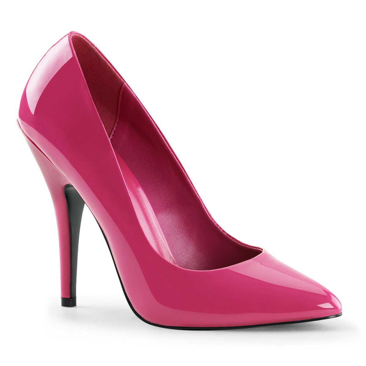 Pleaser Seduce-420 HP - Shiny Pink High-Heel Stilettos