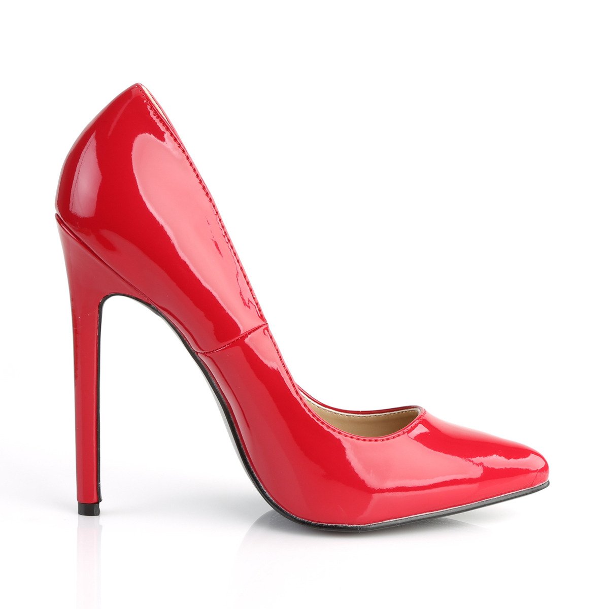 Pleaser Sexy-20 R - Shiny Red High-Heel Stilettos