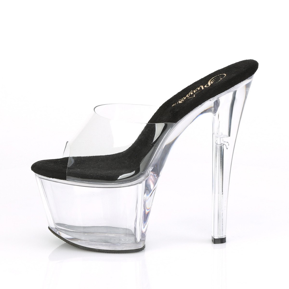Pleaser Sky-301 C-B/C - Clear High-Platform Sandals