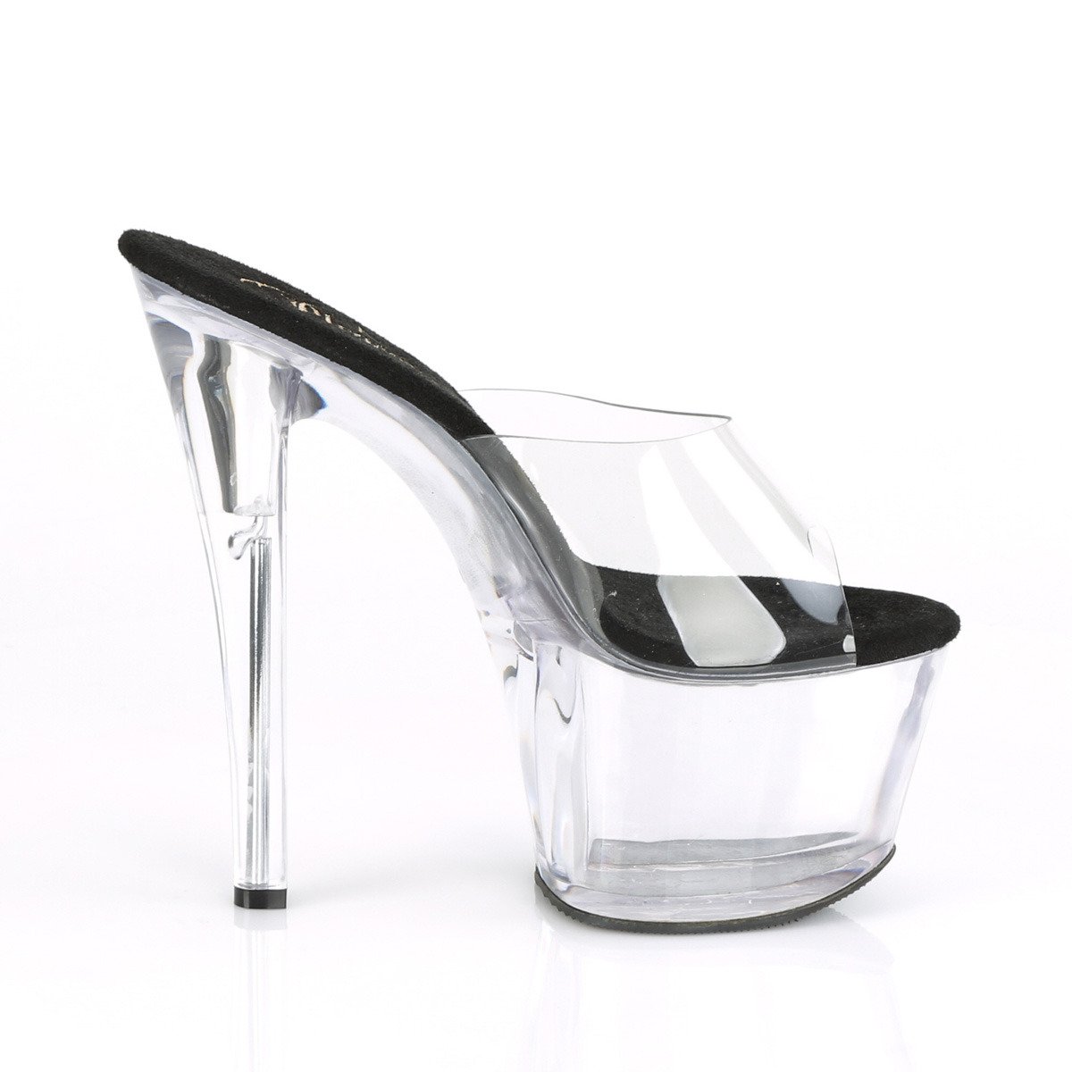 Pleaser Sky-301 C-B/C - Clear High-Platform Sandals