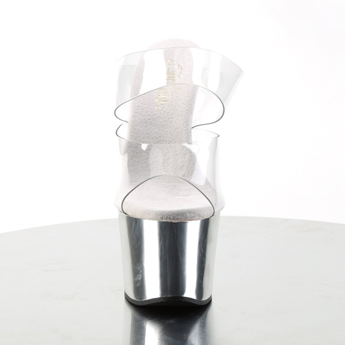 Pleaser Sky-302 C/SCH - Clear High-Platform Sandals