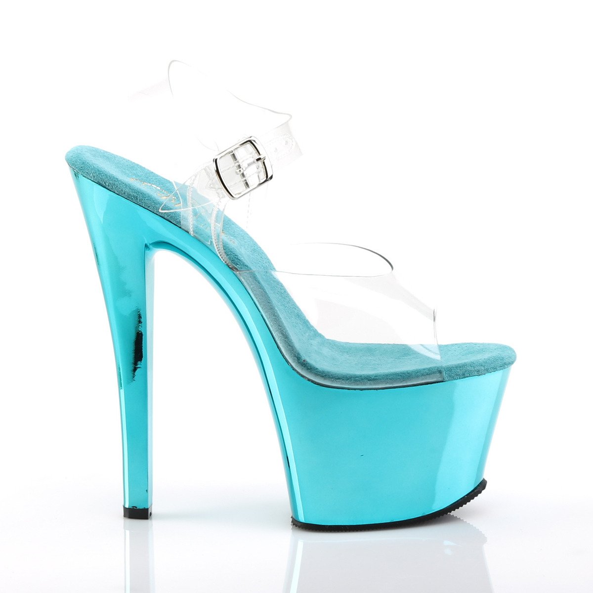 Pleaser Sky-308 C/TECH - Clear High-Platform Sandals