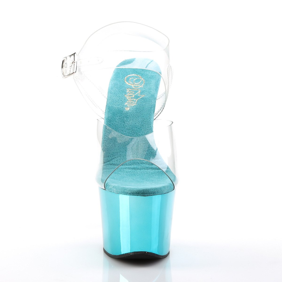 Pleaser Sky-308 C/TECH - Clear High-Platform Sandals