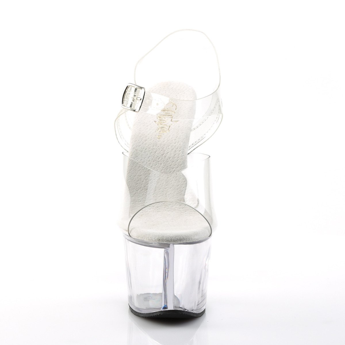 Pleaser Sky-308 C/M - Clear High-Platform Sandals