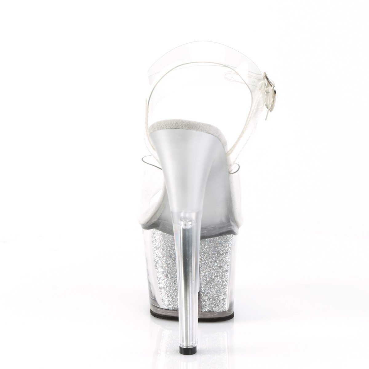 Pleaser Sky-308G-T C/SGI - Clear High-Platform Sandals