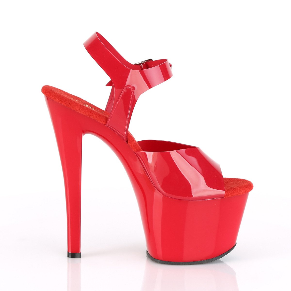 Pleaser Sky-308N RTPU/M - Red High-Platform Sandals