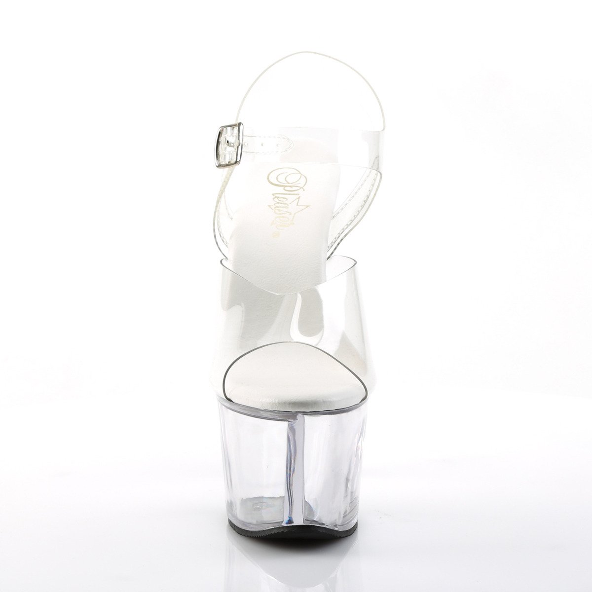 Pleaser Sky-308VL C/M - Clear High-Platform Sandals