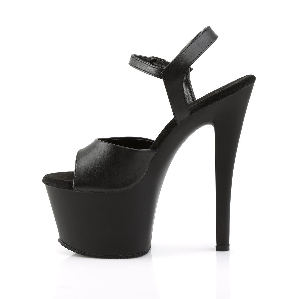 Pleaser Sky-309 BPU/M - Black High-Platform Sandals