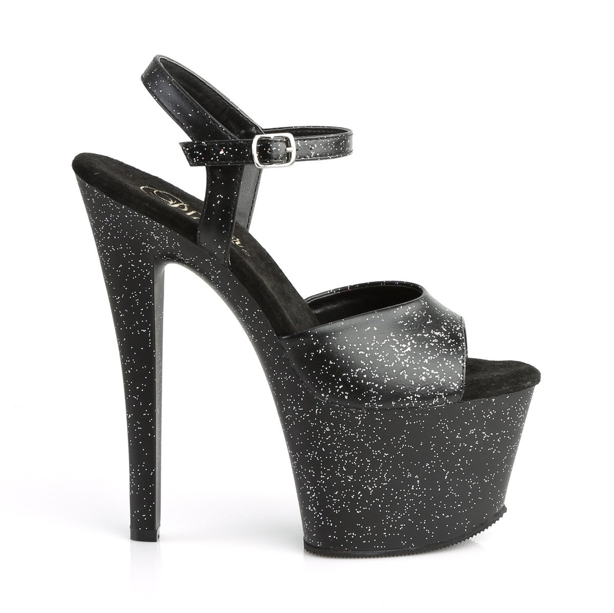 Pleaser Sky-309MMG BPU/M - Black High-Platform Sandals