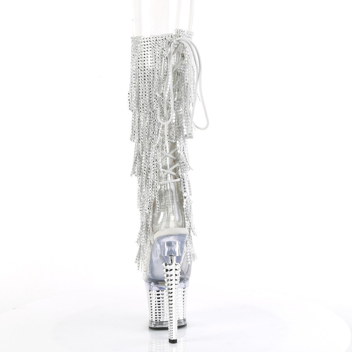 Pleaser Spectator-2017RSF C-S/CSCH - Clear High-Platform Peep Toe Boots