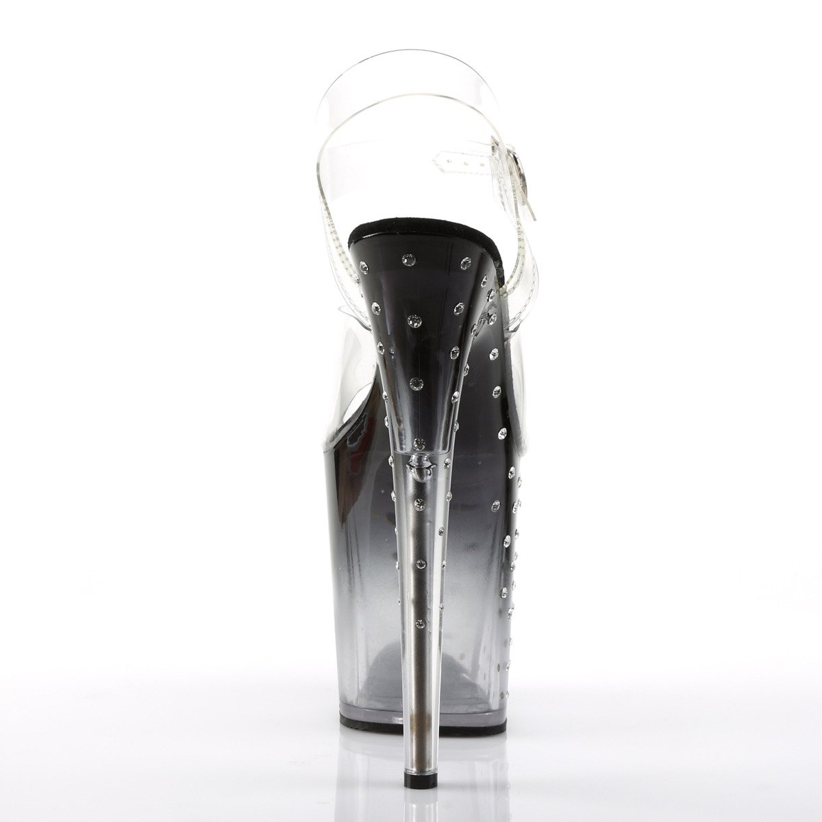 Pleaser Stardust-808T C/B-C - Clear High-Platform Sandals