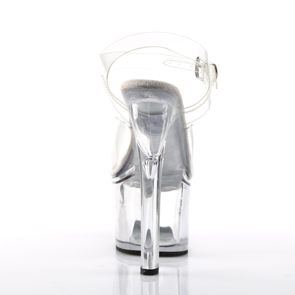 Pleaser Treasure-708 C/M - Clear High-Platform Sandals