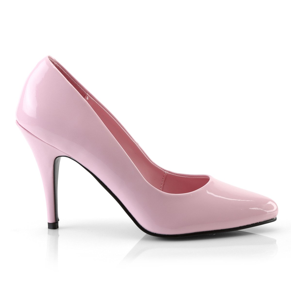 Pleaser Vanity-420 BP - Shiny Pink High-Heel Stilettos