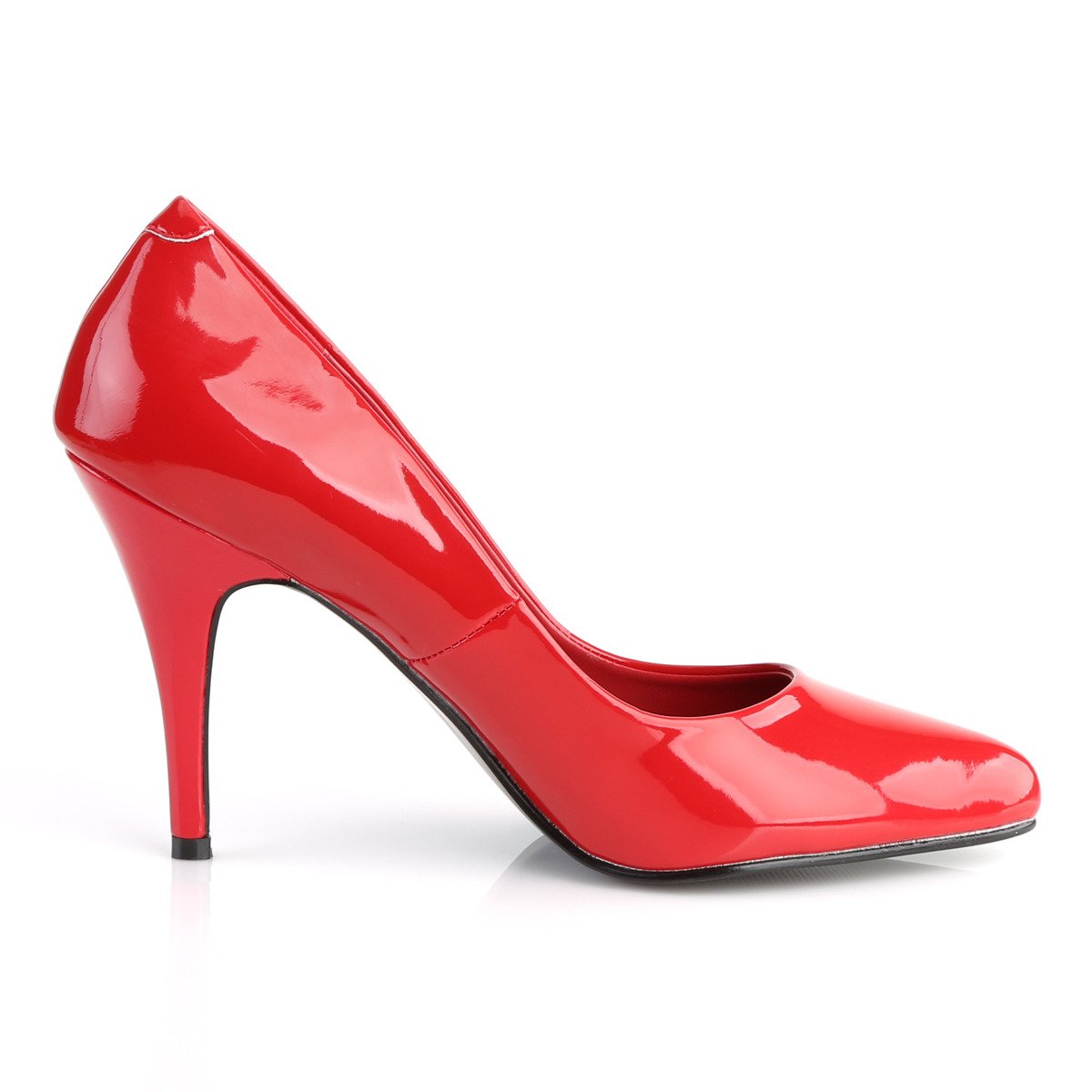 Pleaser Vanity-420 R - Shiny Red High-Heel Stilettos