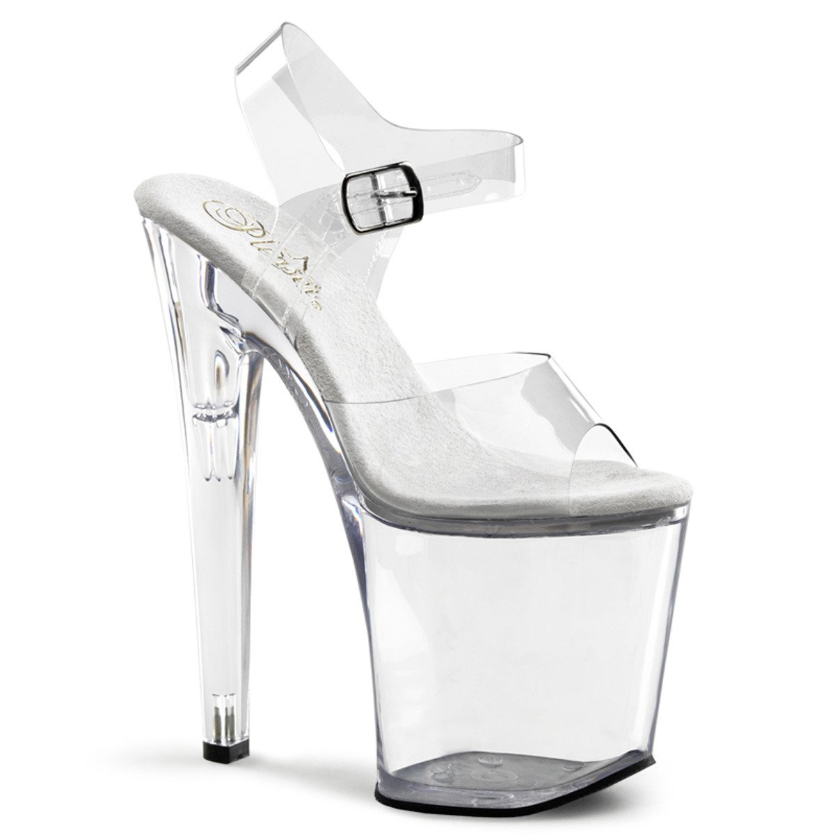 Pleaser Xtreme-808 C/M - Clear High-Platform Sandals