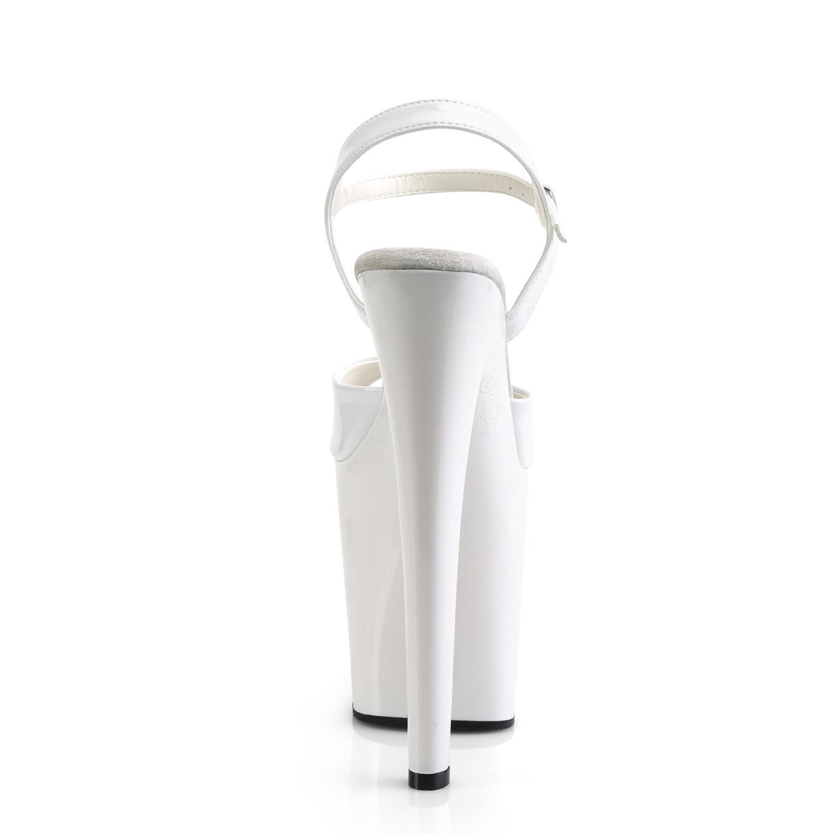Pleaser Xtreme-809 W/M - Shiny White High-Platform Sandals