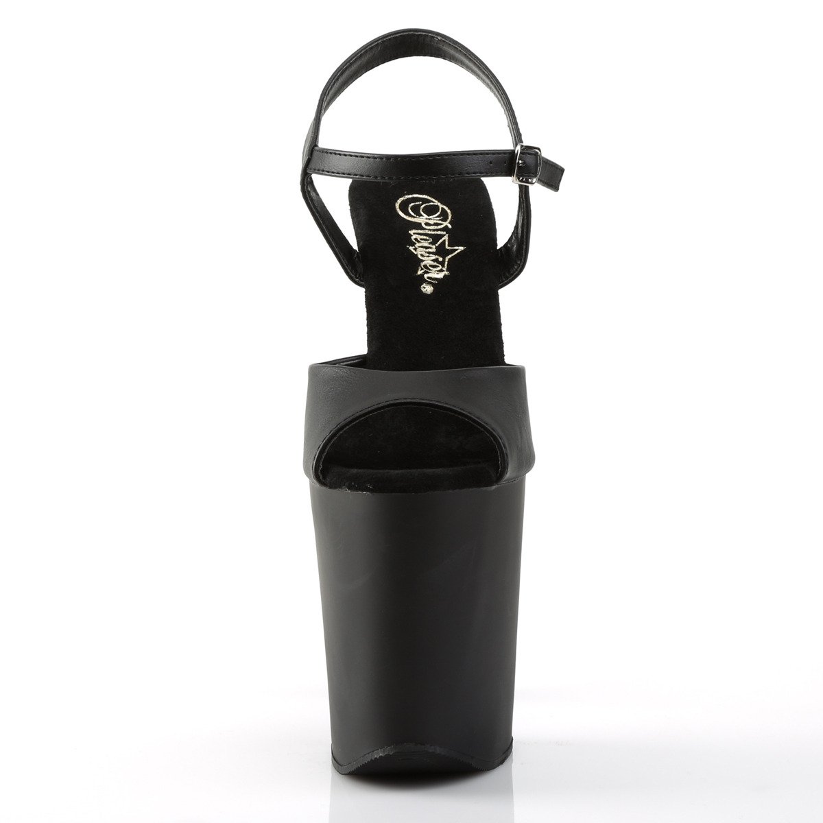 Pleaser Xtreme-809 BPU/M - Black High-Platform Sandals