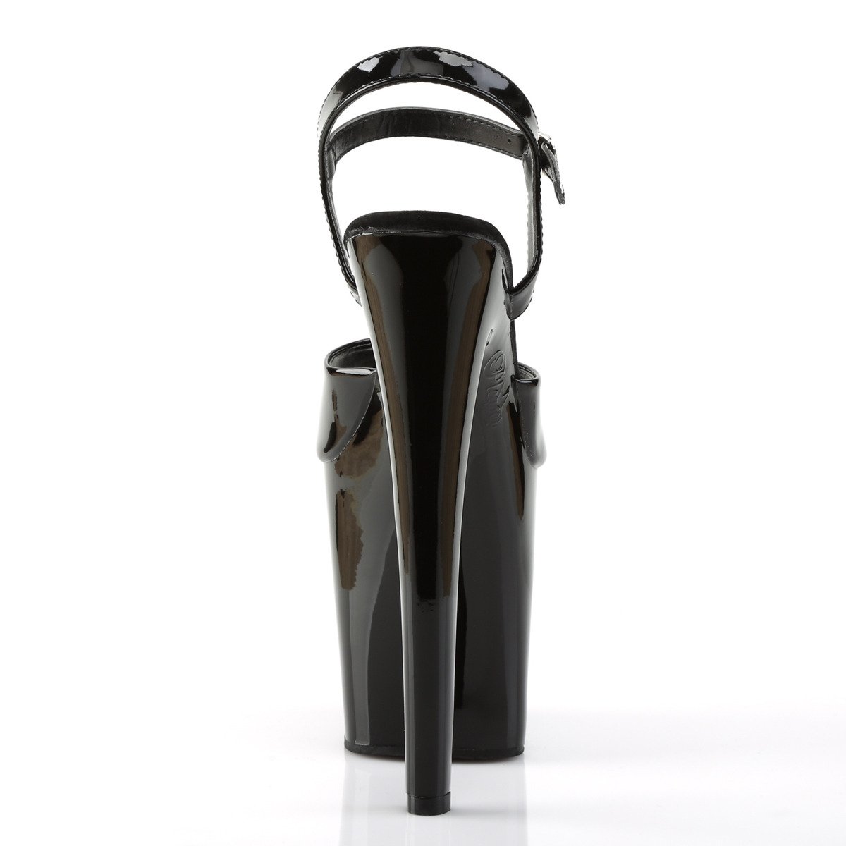 Pleaser Xtreme-809 B/M - Shiny Black High-Platform Sandals