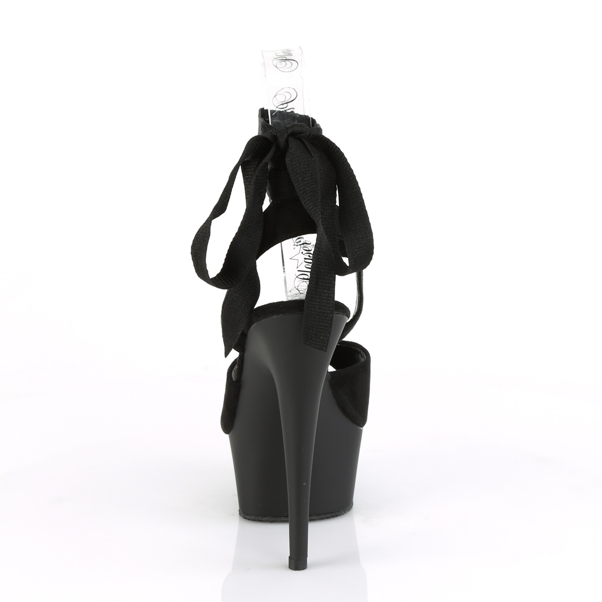 Pleaser Delight-634 BFS/M - Black Platform High-Heel Sandals