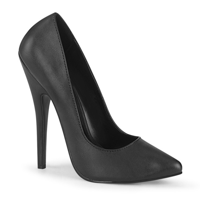 Devious Domina-420 BPU - Black High-Heel Stilettos